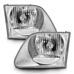 Crystal Headlight Set for Ford F-150 and Expedition, view 4 — ANZO USA 111030