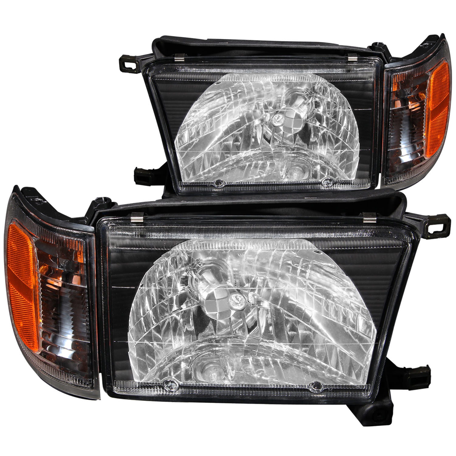 ANZO USA Crystal Headlight Set for Toyota 4Runner