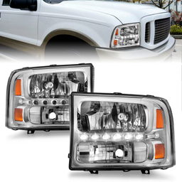 ANZO USA Crystal Headlight Set 111088, view 4