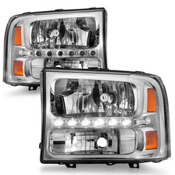 ANZO USA Crystal Headlight Set 111088, view 5
