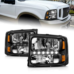 ANZO USA Crystal Headlight Set 111106, view 4