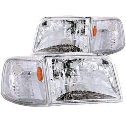 Crystal Headlight Set for Ford Ranger (1993-1997), ANZO USA 111119