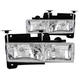 ANZO USA Crystal Headlight Set 111136, view 2