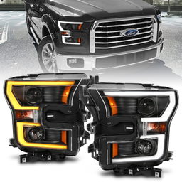 Projector Headlight Set for Ford F-150 (2015-2017), ANZO USA 111357