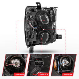 ANZO USA Projector Headlight Set 111360, view 5