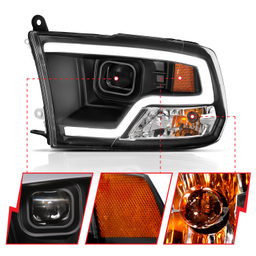 Projector Headlights for Dodge Ram & Ram 1500 (2009-2023), view 4, ANZO USA 111404