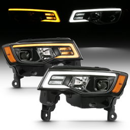 Projector Headlights for Jeep Grand Cherokee (2017-2022), view 5, ANZO USA 111418