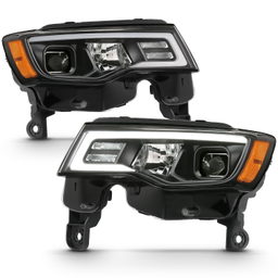 Projector Headlights for Jeep Grand Cherokee (2017-2022), view 6, ANZO USA 111418