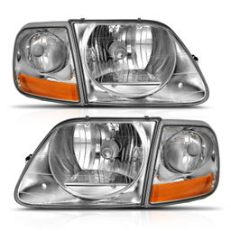 Crystal Headlights for Ford F-150 (1997-2003), ANZO USA 111438