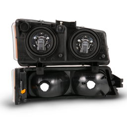 Crystal Headlight for Chevrolet Silverado (2003-2006), view 2, ANZO USA 111452