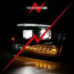 LED Projector Headlights for Dodge Ram & Ram 1500, view 2, ANZO USA 111464
