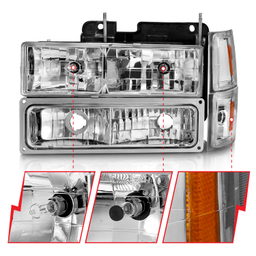 ANZO USA Crystal Headlight 111506, view 3