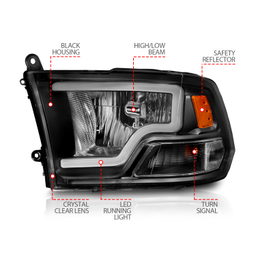 ANZO USA Crystal Headlight 111515, view 4