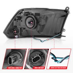 ANZO USA Crystal Headlight 111516, view 4
