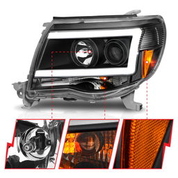 Projector Headlight for Toyota Tacoma (2005-2011), view 3, ANZO USA 111517