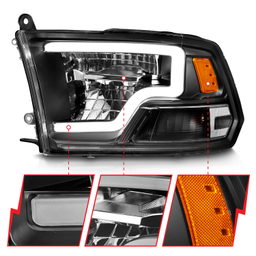 LED Projector Headlight for Dodge Ram & Ram 1500, view 3, ANZO USA 111539