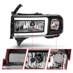 ANZO USA Crystal Headlight 111554, view 3