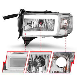 ANZO USA Crystal Headlight 111555, view 3