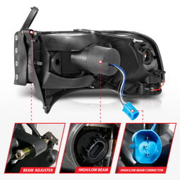 ANZO USA Crystal Headlight 111555, view 5