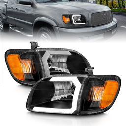 Crystal Headlight for Toyota Tundra (2000-2004), view 5, ANZO USA 111579