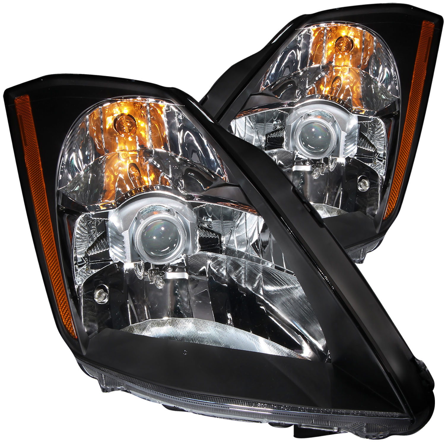 ANZO USA Crystal Headlight Set for Nissan 350Z
