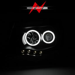Projector Headlight Set with Halo for Toyota Tacoma, view 4, ANZO USA 121282