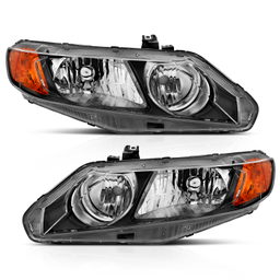 Crystal Headlight for Honda Civic (2006-2011), ANZO USA 121547