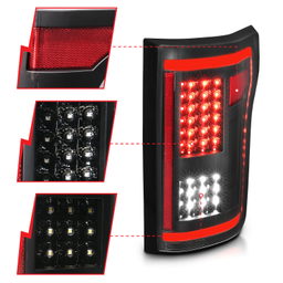 LED Tail Lights for Ford F-150 (2015-2017), view 5, ANZO USA 311285