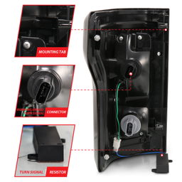 LED Tail Lights for Ford F-150 (2015-2017), view 6, ANZO USA 311285