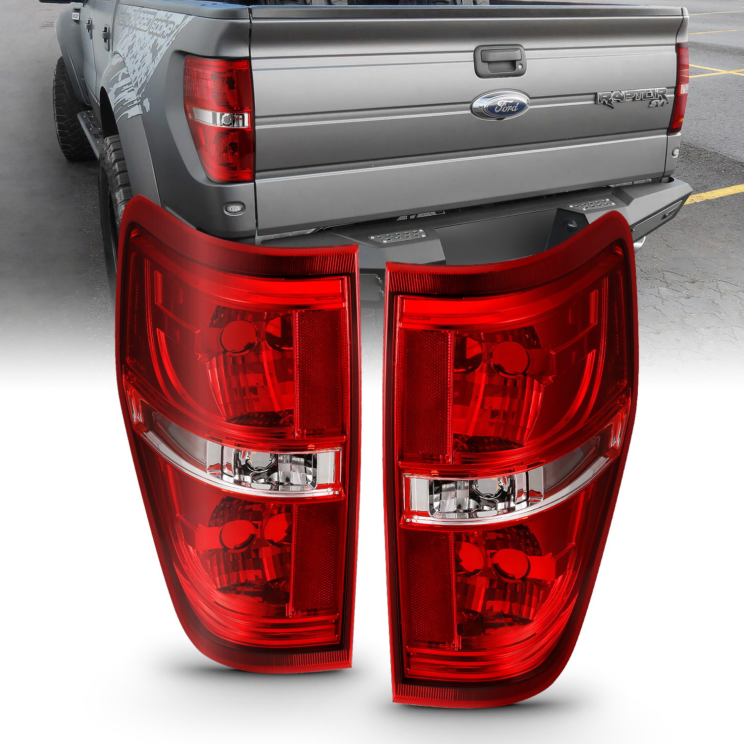Tail Lights for Ford F-150 (2009-2014), ANZO USA 311299
