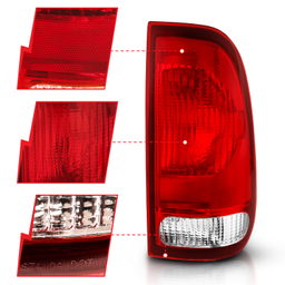 Tail Light Assembly for Ford F-150 & Super Duty (1997-2007), view 3, ANZO USA 311307
