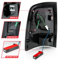 ANZO USA Tail Light Assembly 311318, view 5