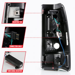 ANZO USA Tail Light Assembly 311334, view 5
