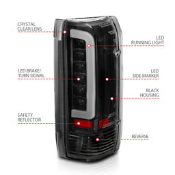 ANZO USA Tail Light Assembly 311350, view 4