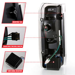 ANZO USA Tail Light Assembly 311350, view 5
