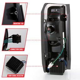 ANZO USA Tail Light Assembly 311351, view 5