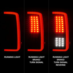 Tail Light Assembly for Chevrolet Silverado (2007-2014), view 2, ANZO USA 311381