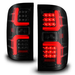 Tail Light Assembly for Chevrolet Silverado & GMC Sierra HD, view 2, ANZO USA 311451