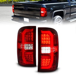 Tail Light Assembly for GMC Sierra (2014-2019), view 3 — ANZO USA 311466