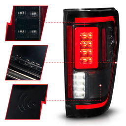 Tail Light Assembly for Ford F-150 (2021-2023), view 3, ANZO USA 311474