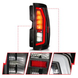 Tail Light Assembly for Chevrolet Tahoe, Suburban & GMC Yukon, view 3, ANZO USA 311487
