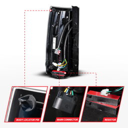 Tail Light Assembly for Chevrolet Tahoe, Suburban & GMC Yukon, view 5, ANZO USA 311487
