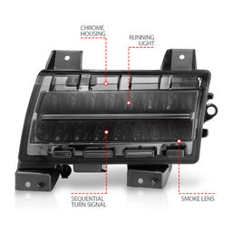 Turn Signal Light Assembly for Jeep Wrangler (2018-2025), view 4 — ANZO USA 511085