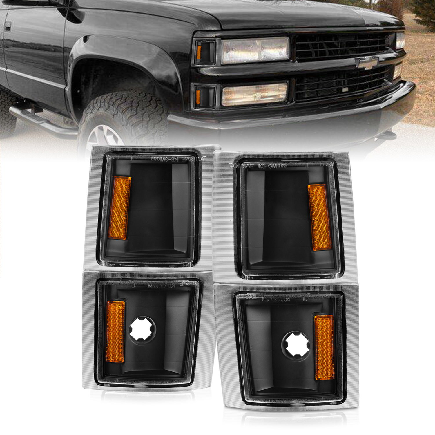 ANZO USA Cornering Light Assembly for Chevrolet C/K Trucks