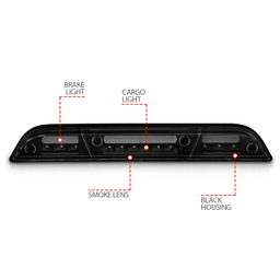 Third Brake Light Assembly for Ford F-150 & Super Duty, view 4, ANZO USA 531112