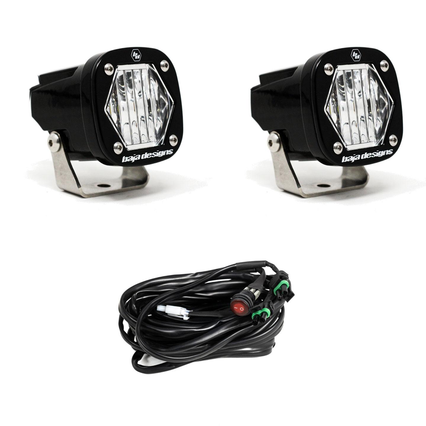 Baja Designs Baja Designs S1 Black LED Auxiliary Light Pod Pair 387805