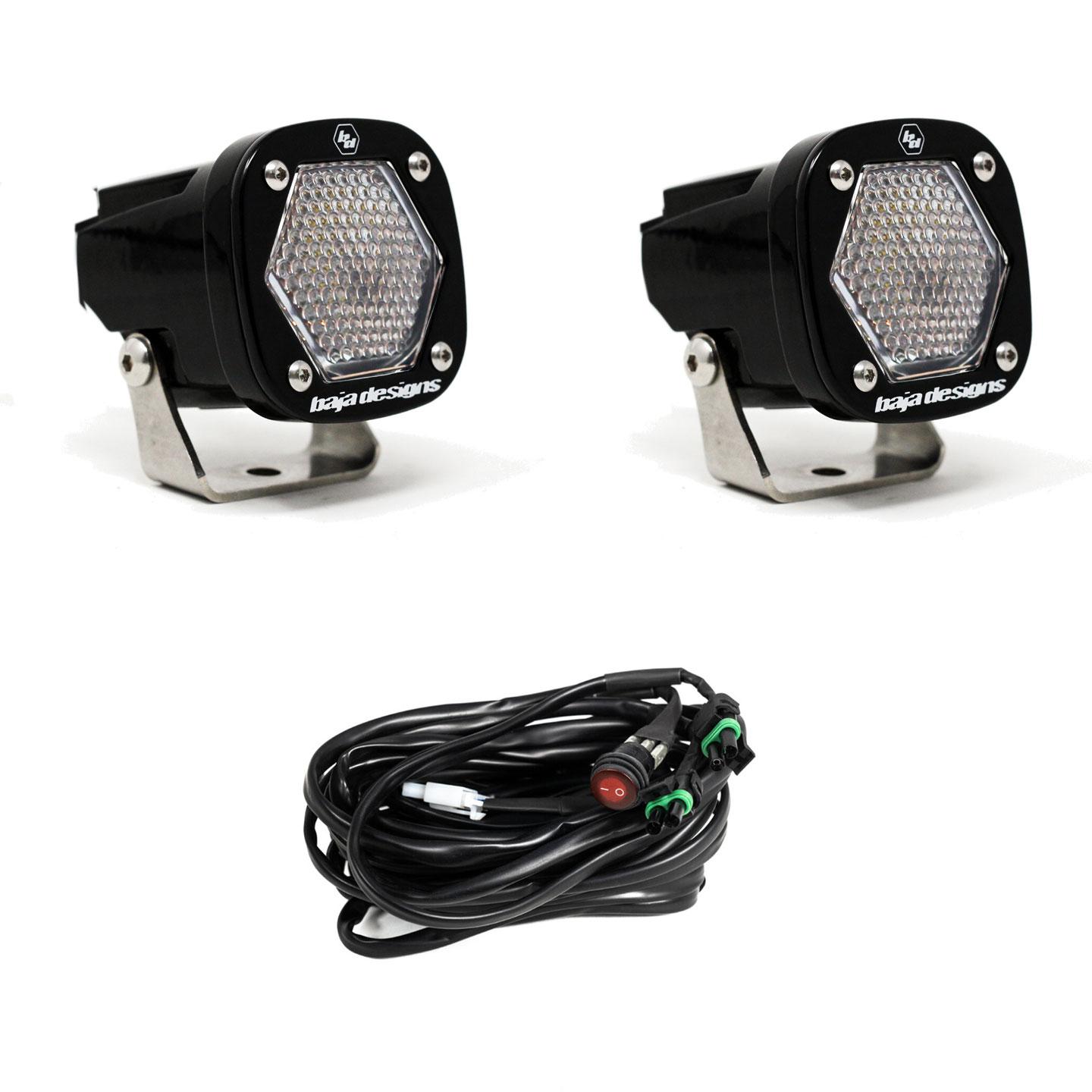 Baja Designs Baja Designs S1 Black LED Auxiliary Light Pod Pair 387806