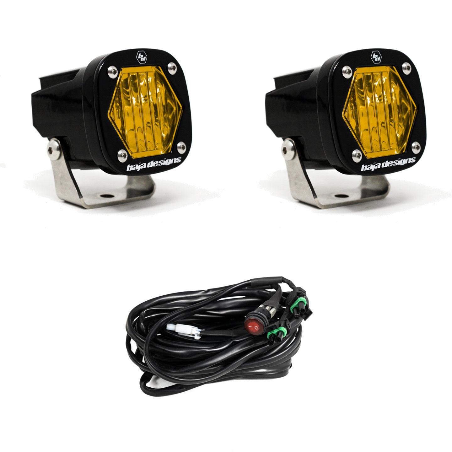 Baja Designs Baja Designs S1 Black LED Auxiliary Light Pod Pair 387815