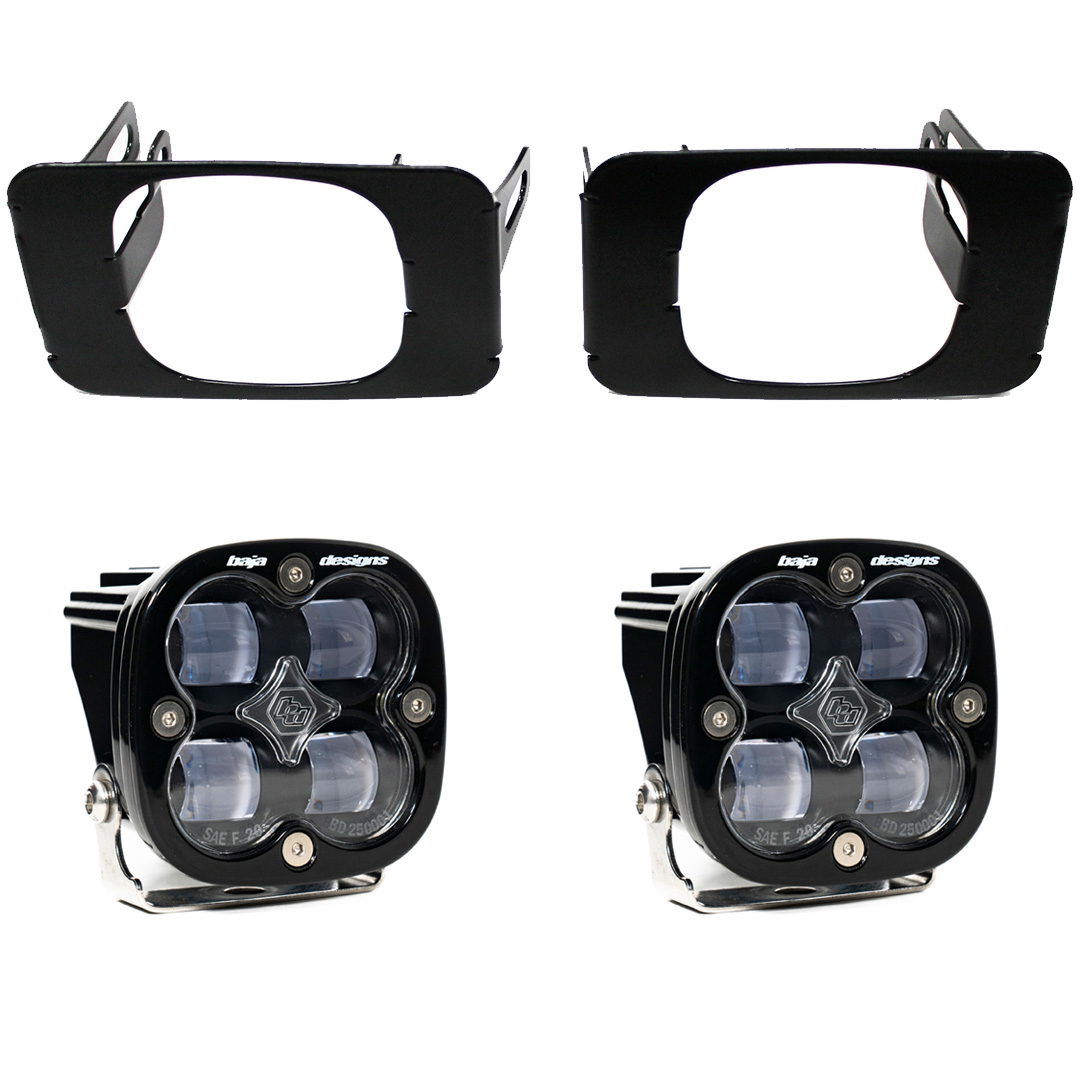 Baja Designs Squadron SAE Fog Pocket Kit for Ford Trucks