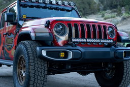 OnX6+ 30 Inch Bumper Kit for Jeep, Upfitter Wiring, view 3, Baja Designs 447657UP